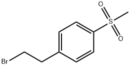 1-(2-溴乙基)-4-(甲磺酰)苯, 214614-62-7, 结构式