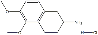 5,6-dimethoxy-2-aminotetraline hydrochloride,21489-75-8,结构式