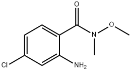 2-Amino-4-chloro-N-methoxy-N-methylbenzamide 结构式