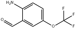2-アミノ-5-(トリフルオロメトキシ)ベンズアルデヒド 化学構造式