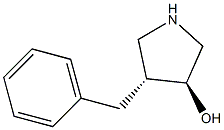 (3S,4R)-4-Benzylpyrrolidin-3-ol 结构式