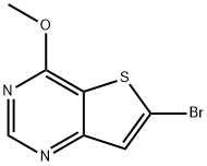 6-bromo-4-methoxythieno[3,2-d]pyrimidine Struktur