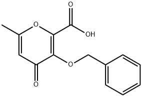 3-(苄氧基)-6-甲基-4-氧代-4H-吡喃-2-羧酸,216581-47-4,结构式