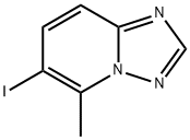 6-iodo-5-methyl-[1,2,4]triazolo[1,5-a]pyridine Structure