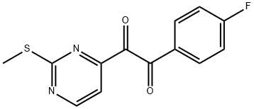1-(4-FLUORO-PHENYL)-2-(2-METHYLSULFANYL-PYRIMIDIN-4-YL)-ETHANE-1,2-DIONE(WXG03369)|1-(4-氟苯基)-2-(2-(甲硫基)嘧啶-4-基)乙烷-1,2-二酮