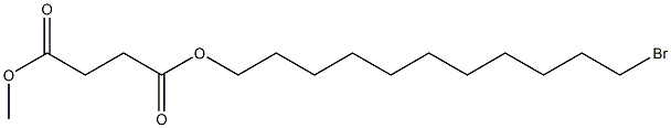 1-[11-(4-methoxy-1,4-dioxobutoxy)undecyl]-, bromide Struktur