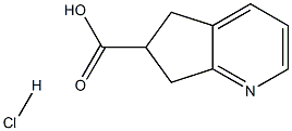 6,7-dihydro-5H-cyclopenta[b]pyridine-6-carboxylic acid hydrochloride|6,7-dihydro-5H-cyclopenta[b]pyridine-6-carboxylic acid hydrochloride