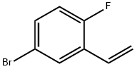 4-溴-2-乙烯基-1-氟苯 结构式