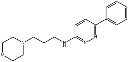 N-[3-(4-morpholinyl)propyl]-N-(6-phenyl-3-pyridazinyl)amine Structure