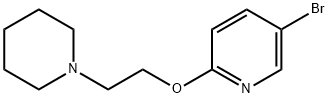 5-Bromo-2-(2-piperidin-1-yl-ethoxy)-pyridine Structure