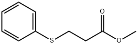 METHYL 3-(PHENYLTHIO)PROPIONATE Structure