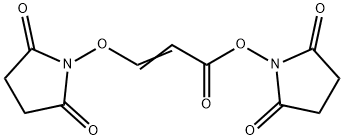 (E)-2,5-dioxopyrrolidin-1-yl 3-(2,5-dioxopyrrolidin-1-yloxy)acrylate 化学構造式