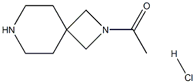 1-(2,7-二氮杂螺[3.5]壬烷-2-基)乙酮盐酸盐, 2227205-94-7, 结构式