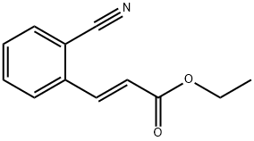 (E)-Ethyl 3-(2-Cyanophenyl)Acrylate Struktur