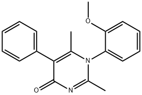 1-(2-methoxyphenyl)-2,6-dimethyl-5-phenylpyrimidin-4(1H)-one Structure