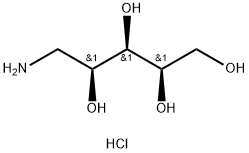 1-Amino-1-deoxy-D-xylitol hydrochloride Struktur