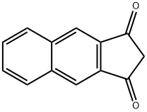 1H-cyclopenta[b]naphthalene-1,3(2H)-dione 化学構造式