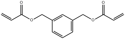 2-propenoic acid,1,1'-[1,3-phenylenebis(methylene)] ester Struktur