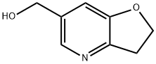 (2,3-dihydrofuro[3,2-b]pyridin-6-yl)methanol Struktur