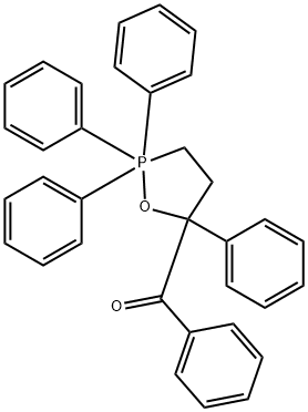 5-BENZOYLTETRAHYDRO-2,2,2,5-TETRAPHENYL-1,2-OXAPHOSPHOLE Structure