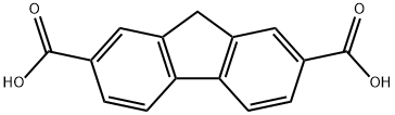 9H-fluorene-2,7-dicarboxylic acid Structure