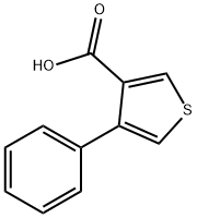 4-phenylthiophene-3-carboxylic acid,23062-42-2,结构式