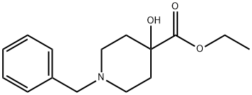 1-苄基-4-羟基哌啶-4-甲酸乙酯,23781-00-2,结构式