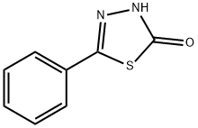 5-苯基-1,3,4-噻二唑-2(3H)-酮, 24028-40-8, 结构式