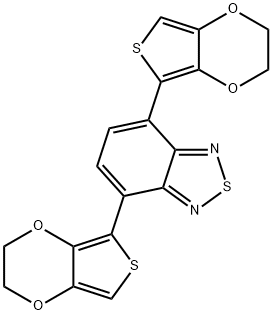 4,7-bis(thieno[3,4-b][1,4]dioxin-5-yl)benzo[c][1,2,5]thiadiazole Struktur