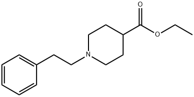 N-(2-苯乙基)-4-哌啶甲酸乙酯,24228-41-9,结构式