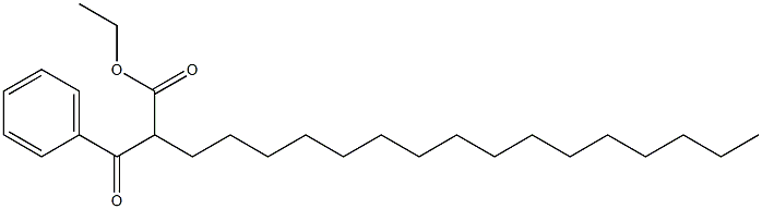 ETHYL 2-BENZOYLOCTADECANOATE Structure