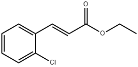 3-(2-クロロフェニル)アクリル酸エチル 化学構造式