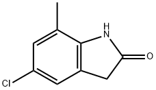 5-chloro-7-methylindolin-2-one Structure