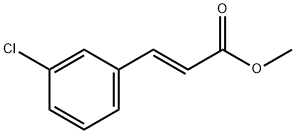 (E)-Methyl 3-(3-Chlorophenyl)Acrylate Struktur