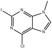 2-Iodo-9-methyl-9H-purine Structure