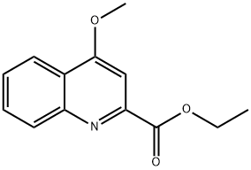 ethyl 4-methoxyquinoline-2-carboxylate 化学構造式