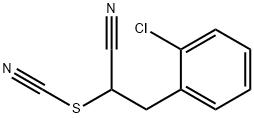 3-(2-Chloro-phenyl)-2-thiocyanato-propionitrile Structure