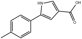 5-(4-Methylphenyl)-1H-Pyrrole-3-Carboxylic Acid Struktur