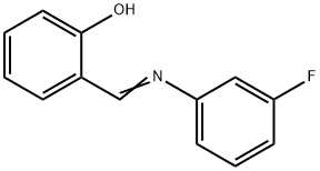 3-FLUORO-N-(2-HYDROXYBENZYLIDENE)ANILINE Structure