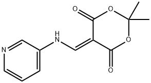 2,2-二甲基-5-((吡啶-3-基氨基)亚甲基)-1,3-二噁烷-4,6-二酮 结构式