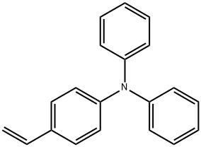 N,N-二苯基-4-乙烯基苯胺, 25069-74-3, 结构式