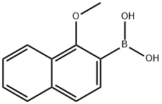 (1-methoxynaphthalen-2-yl)boronic acid Struktur