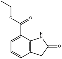 吲哚酮-7-羧酸乙酯, 25369-41-9, 结构式