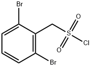 Benzenemethanesulfonyl chloride, 2,6-dibromo- Structure