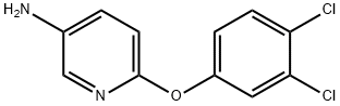 6-(3,4-二氯苯氧基)吡啶-3-胺, 25935-30-2, 结构式