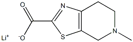 lithium 5-methyl-4,5,6,7-tetrahydrothiazolo[5,4-c]pyridine-2-carboxylate Structure