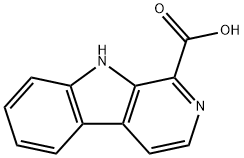 9H-Pyrido[3,4-b]indole-1-carboxylic acid
 Struktur