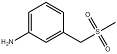 3-((methylsulfonyl)methyl)aniline Structure