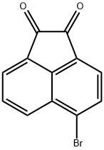 5-bromoacenaphthylene-1,2-dione 化学構造式