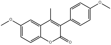 263365-06-6 6-methoxy-3-(4-methoxyphenyl)-4-methyl-2H-chromen-2-one